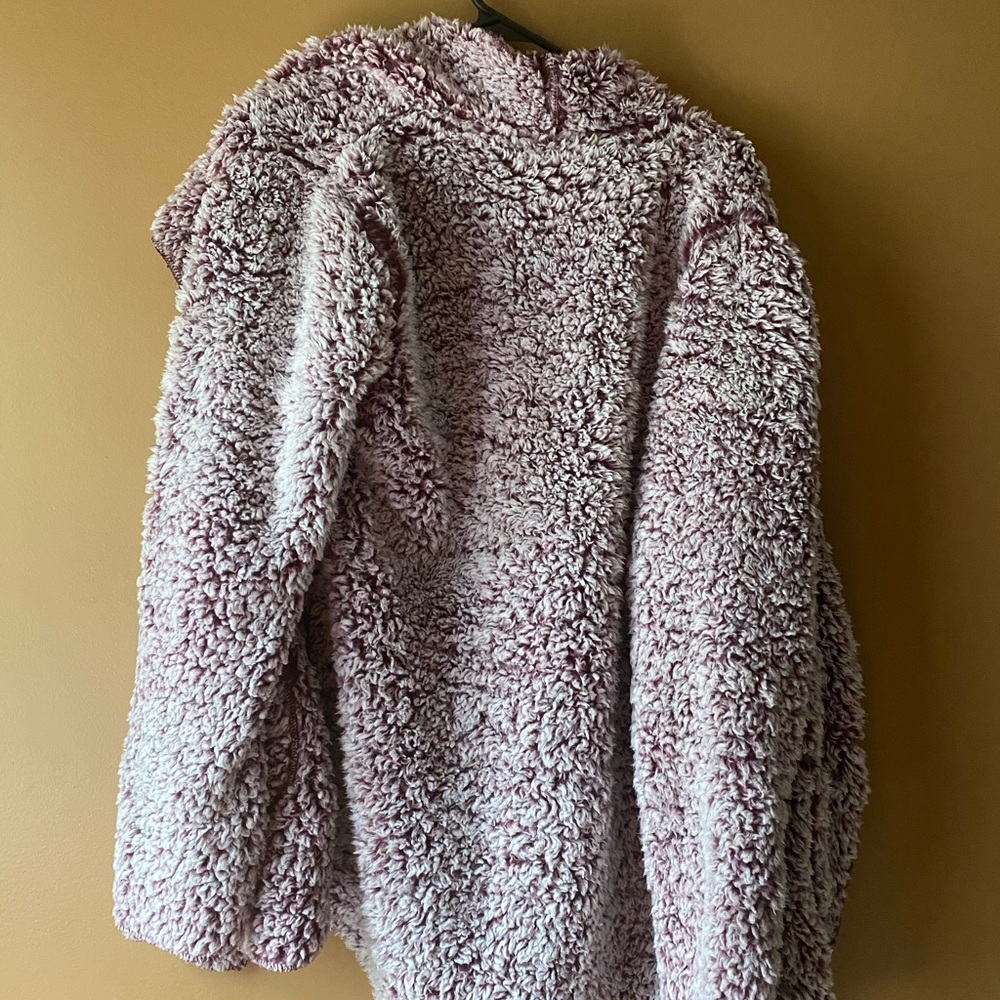 Purple Fuzzy Cardigan
